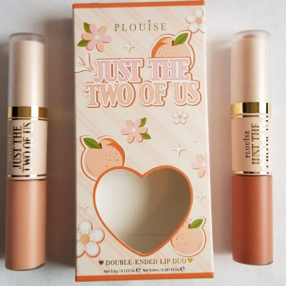 P.Louise - Just The Two Of Us Double Ended Lipstick - Sweet Peach & Peach Of Min